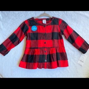 Carter’s two piece flannel and leggings